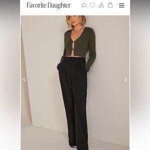 Favorite Daughter Elegant Black Favorite Pant - Shortie